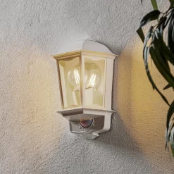 STEINEL L 190 S udendørs væglampe med sensor, hvid