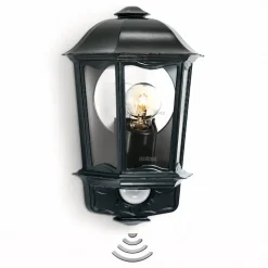 STEINEL L 190 S udendørs væglampe med sensor, sort