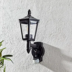 STEINEL L 15 S udendørs væglampe, sensor, hvid