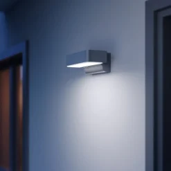 STEINEL L 800 SC udendørs LED-væglampe med sensor, antracit