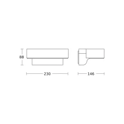 STEINEL L 800 SC udendørs LED-væglampe med sensor, antracit