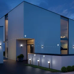 STEINEL L 830 SC Udendørs væglampe med sensor, sølv