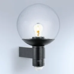 STEINEL udendørs væglampe L 400 S, sort