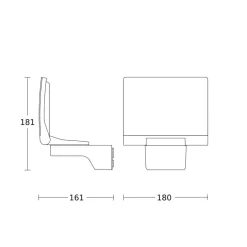 STEINEL XLED Home 2 udendørsspot i hvidt