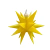 STERNTALER LED-stjerne, gul, 18 takker, Ø 12 cm, batteri
