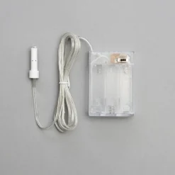 STERNTALER LED-stjerne, gul, Ø 8 cm, 18 takker, IP44 batteri