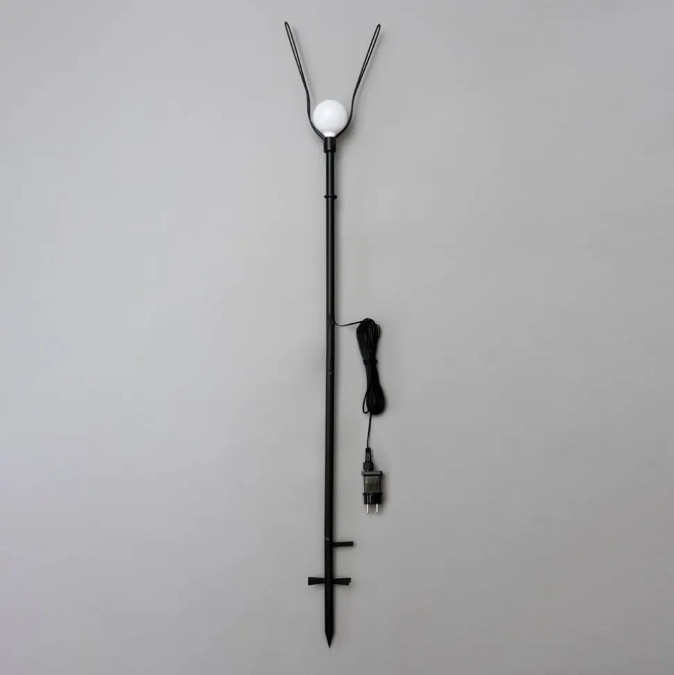 Sterntaler LED-stjerne IP44 stander Ø 100 cm hvid