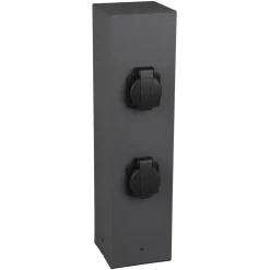 Stikdåsepullert til udvendig stikkontakt, 4-vejs