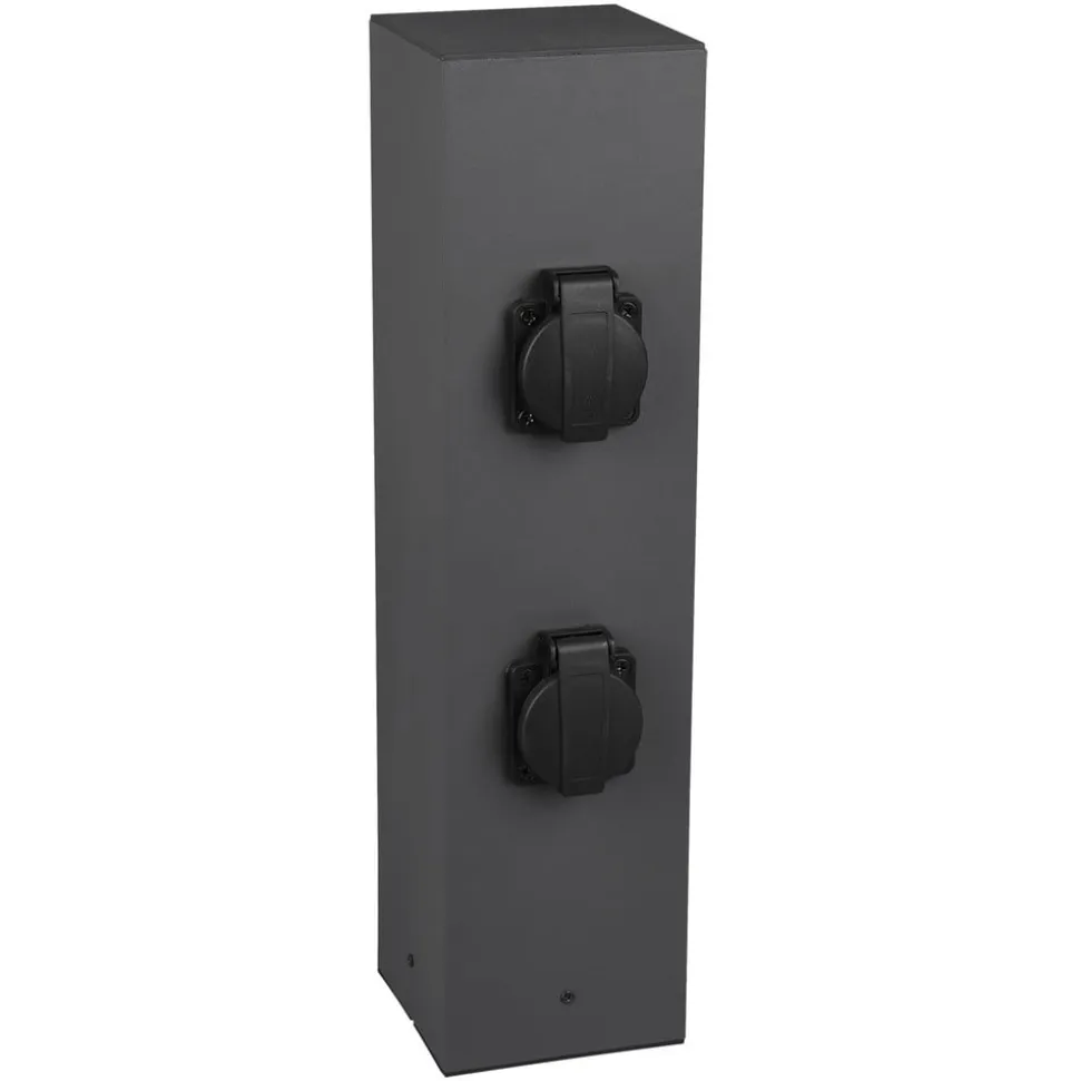 Stikdåsepullert til udvendig stikkontakt, 4-vejs