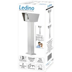 Stikkontaktkolonne Connect L2 med 2 stikkontakter, stål