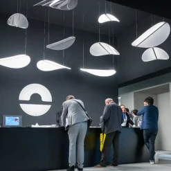 Stilnovo Diphy LED-hængelampe 1 lyskilde DALI-Push 96 cm