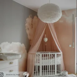 Stor designer pendellampe Eos i hvid