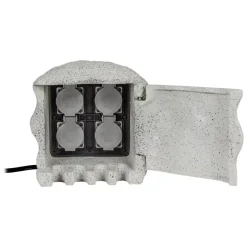 Strømfordeler Piedra i granit look til udendørs