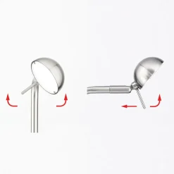 Student LED-bordlampe med vipbart hoved