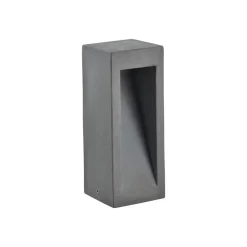 Style LED-sokkelampe, beton, grå