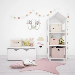 Summer væglampe, hvid/grøn/pink, bredde 25 cm, stål, 2 lyskilder