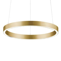 Svea-40 LED-hængelampe top/bund gestussensor, guld