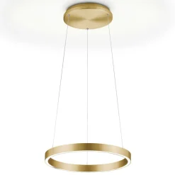 Svea-40 LED-hængelampe top/bund gestussensor, guld