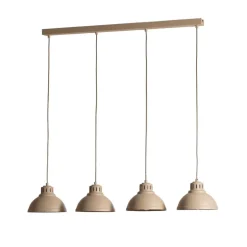 Sven hængelampe, 4 lyskilder, beige, stål