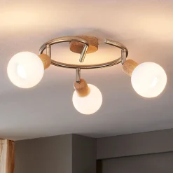 Svenka loftlampe, rondel, 3 lyskilder