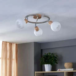 Svenka loftlampe, rondel, 3 lyskilder