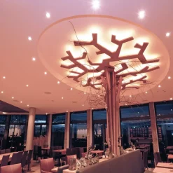 Svingbar lavsp.-mont.ring 68er, børstet kobber