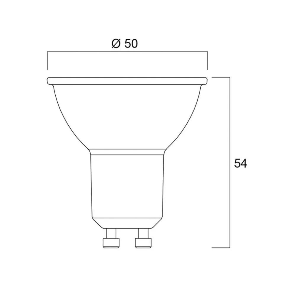 Sylvania LED-reflektorpære GU10 6W 3.000K 36° 600 lm glas