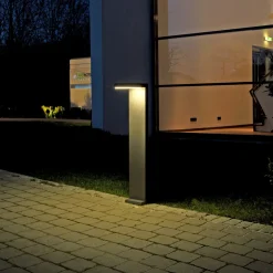 Tamar LED-stibelysning i aluminium i antracit