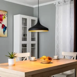 Tattoo 2641 hængelampe, Ø36cm, sort/guld