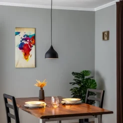 Tattoo 2396 hængelampe, Ø18cm, sort/guld