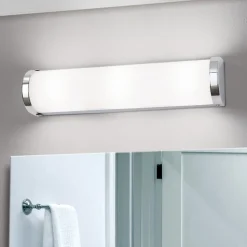 Tea væglampe, 41 cm, krom