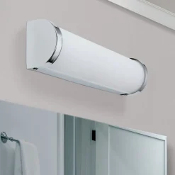 Tea væglampe, 41 cm, krom