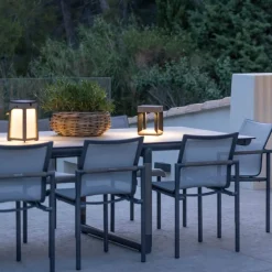 Tecka soldrevet LED-lanterne, bærbar, DuraTek 25cm