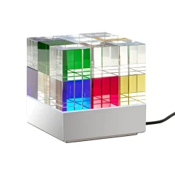 TECNOLUMEN Cubelight Move bordlampe, farverig