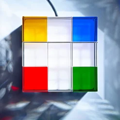 TECNOLUMEN Cubelight Move bordlampe, farverig