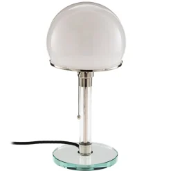 TECNOLUMEN Wagenfeld WG24 bordlampe med glasfod