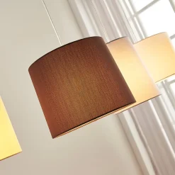 Tekstil hængelampe Hermina, 5 lyskilder