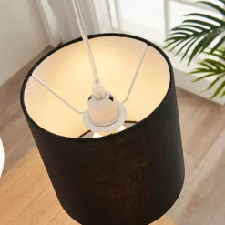 Tekstil hængelampe Hermina, 5 lyskilder