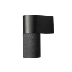 Temi udendørs væglampe, sort, bredde 11 cm, aluminium
