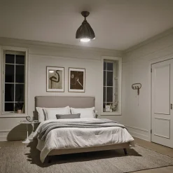 Terna LED-loftventilator, nikkel/creme