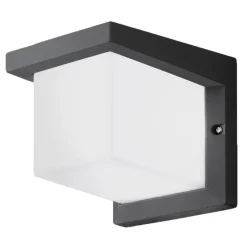 Terningeformet LED-udendørsvæglampe Desella