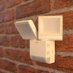 Theben udendørs LED-væglampe theLeda S17-100, hvid, sensor