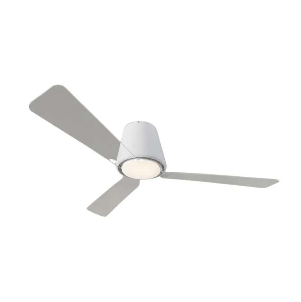 Tidløs loftventilator Garbí med LED-lys