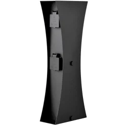 Tilslut D4-sokkel, sort