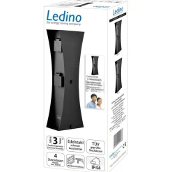 Tilslut D4-sokkel, sort