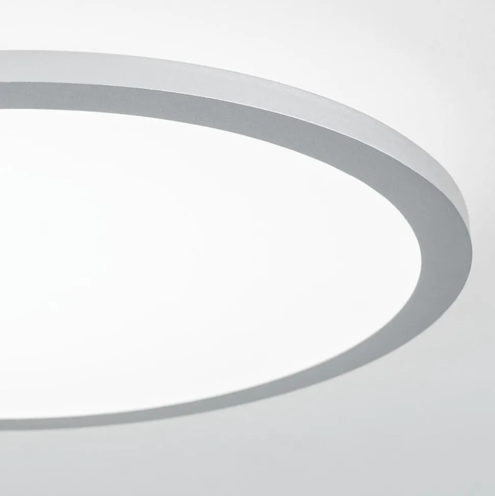 Titanfarvet LED loftlampe Aria, dæmpbar - 40 cm