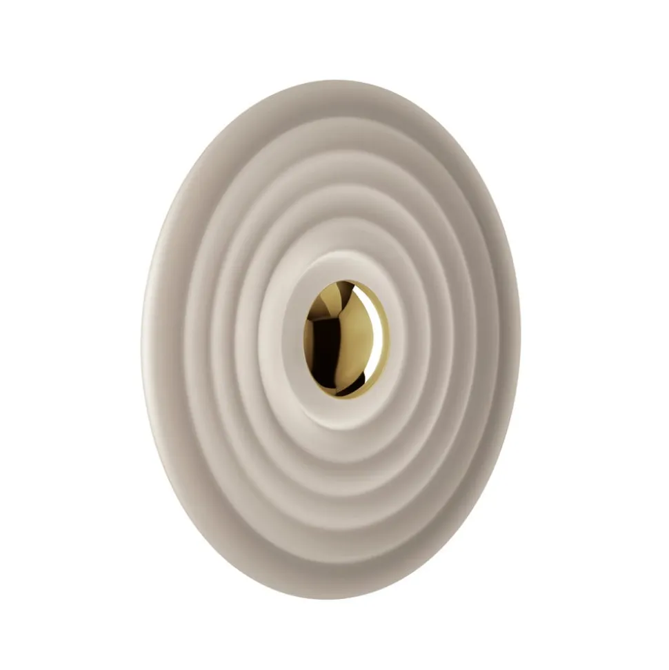 Tom Dixon LED-væglampe Press Sphere, frostet, Ø 35 cm