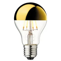 Topforspejlet pære Arbitrary E27 guld 3,5W 2700K dæmpbar