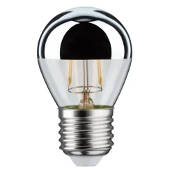 Topforspejlet pære E27 drop 827silver 2,6W