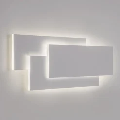 Topmoderne LED væglampe Edge i hvid